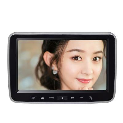 China IR FM Transmitter Factory Car Headrest 10 Inch LCD Monitor Slot-in Universal DVD Player Remote Control for sale