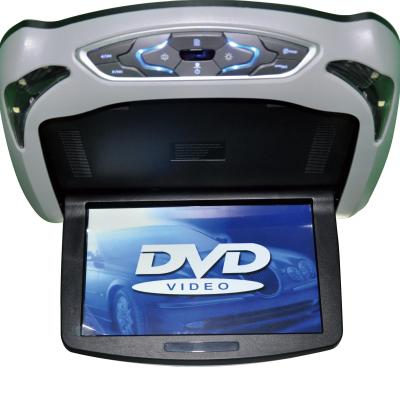 China 13.3 Inch Car Stereo Flip Down Ceiling DVD Player TV For Car With Dome Light AV VCR for sale