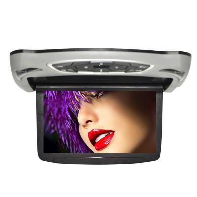 China 13.3 Inch Flip Down Lcd Monitor With Car DVD Player Media Roof Mount Monitor IC-137HD for sale