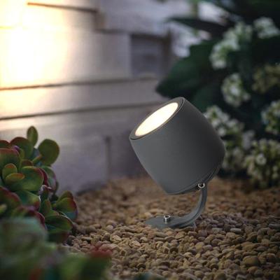 China Modern Contemporary Decorative High Quality Aluminum Glass Lamp Outdoor 12 24 W Yard Garden Led Spot Lights for sale