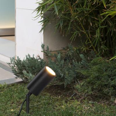 China Modern Post Garden Decorative Aluminum Glass Light GU10 4 Watt COB Outdoor Led Lamp Spot Light 10 Watt for sale