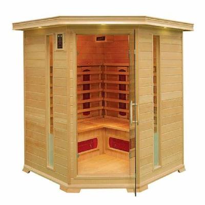 China Computer Control Panel OEM Luxury Sauna Sweat Steamer Can Fit Indoor 6 Person Infrared Sauna for sale