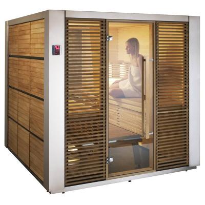 China Computer Control Panel OEM Sauna Room Wood Sauna Indoor Far Infrared Outdoor Hemlock Sauna Rooms for sale