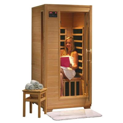 China Factory wholesale price computer control panel home 1 person carbon fiber steam sauna room for sale for sale