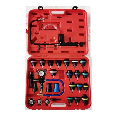 China Smart Universal Automotive Cars Diagnostic 28PCS Water Tank Leak Test Detector and Vacuum Coolant Coolant Pump Radiator Pressure Cooling System Tester for sale