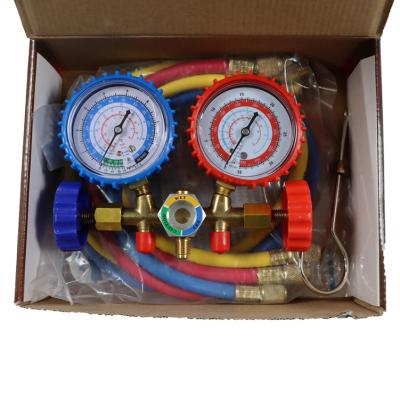 China AUTOTOP CT-536 Universal Cars Brass Body Various Gauge Set For R134 R22 R12 R502 for sale