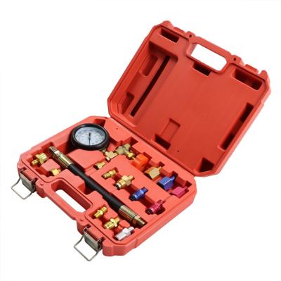 China Vacuum System Tester 0-2000psi/0-140bar Fuel Pump Power Steering Tester & Pressure Gauge Kit for sale