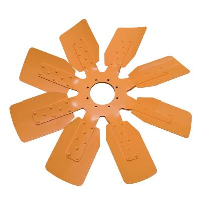 China Building Material Shops Excavator Engine Parts Fan Blade Fit For PC60-7 8 Holes 8 Leaves Excavator Diesel Engine for sale