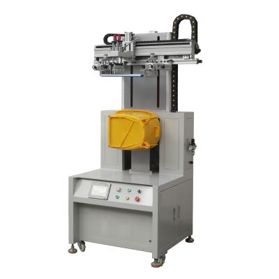 China Insurance High Precision Commercial Servo Driven Rectangular Bucket Screen Printer for sale