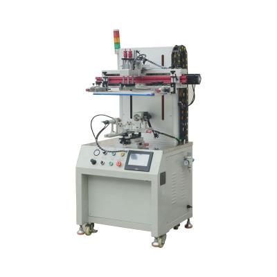 China Mugs Graphic Round Bottle Multicolor Semi Automatic Screen Printing Machine for sale