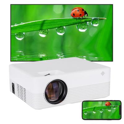 China Run Stream Cheap Chinese Home Made Video Cinema Smartphone Native Led Fixed Frames Projector for sale