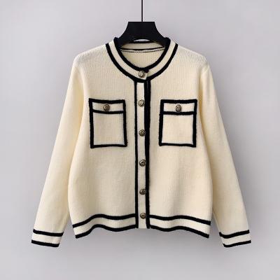 China Anti-wrinkle 2022 brand design cardigan Winter Lady Sweater Custom logo woman warm cashmere knit clothing spring autumn fashionable outdoor sweaters for sale