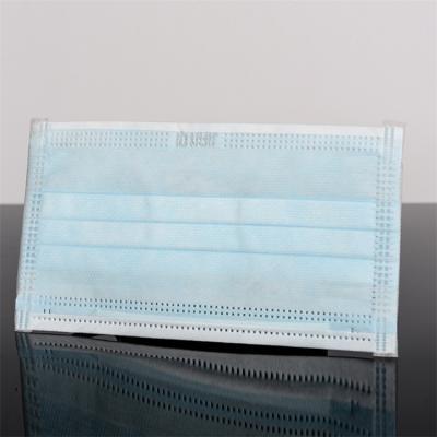 China Adult Medical Supplies 3 Ply Food And Industry Non Woven Disposable Medical Face Mask for sale