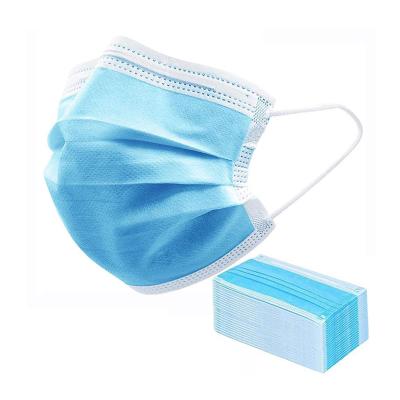 China Clinic 3ply Meltblown Earloop Disposable Medical Protective Nonwoven Medical Face Mask for sale