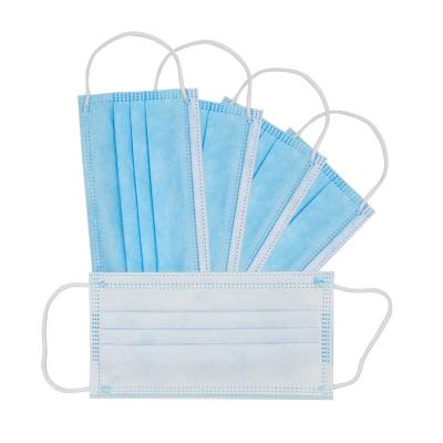 China Wholesale Clinic Facemask 3ply Large Stock Disposable Mascarillas Face Mask Nonwoven Medical Face Mask for sale