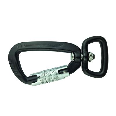 China Fall Protection Equipment Steel Carabiner for sale