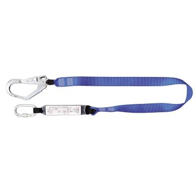 China Rescue Fall Protection Double Safety Lanyard With Shock Absorber for sale