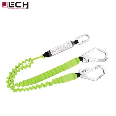 China Adjustable CE Standard Safety Energy Absorbing Lanyard for sale