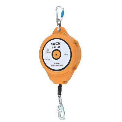 China Working At Height 40M Self Retracting Lifeline 100kgs Worker Protector for sale