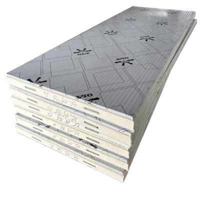 China Modern Exterior PU Polyurethane Sandwich Panel Stainless Steel Heat Insulation Panel For Cold Room Storage for sale