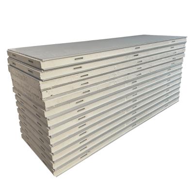 China High Quality 150mm Surface PU Modern Polyurethane PPGI Sandwich Panel For Cold Room Storage for sale