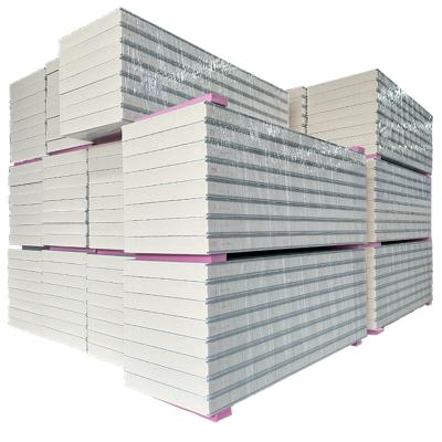 China Modern 100mm PPGI Thermal Insulation PIR Polyurethane Sandwich Panel Exterior Panel For Cold Storage for sale