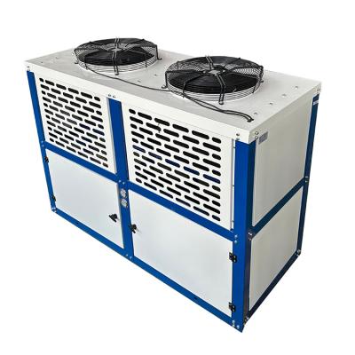 China food & Beverage Factory V Box Shaped Air Cooled Condensing Unit For Cold Storage Room 380V 50HZ 3Ph for sale