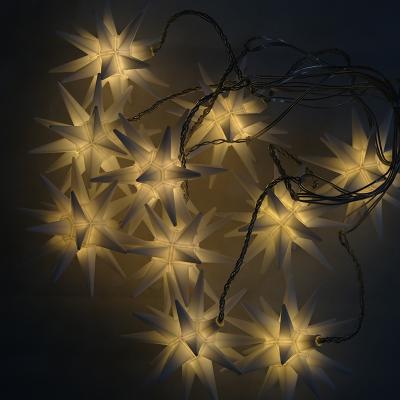 China With Timer Outdoor Christmas Decorations Led 3d Star String Pattern Lights Starburst Party Lights for sale