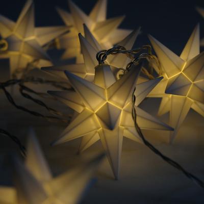 China With 3D Timer Star String Lights Led Starburst Christmas Decoration Festival Hanging Lights Strings for sale