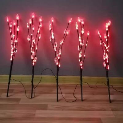 China String Light 24V IP44 Holiday Decoration 100L All Synchronized RGB LED Leaf Tree Light Christmas for sale