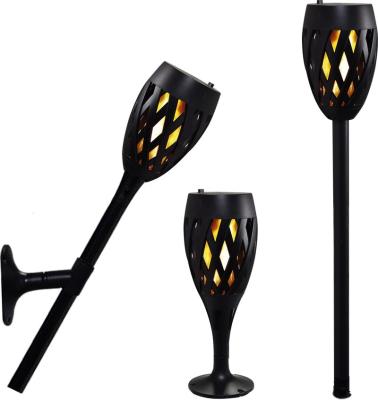 China New Arrival Popular Outdoor Garden Yard Decorative OEM LED Solar Flame Torch Flickering Lights for sale