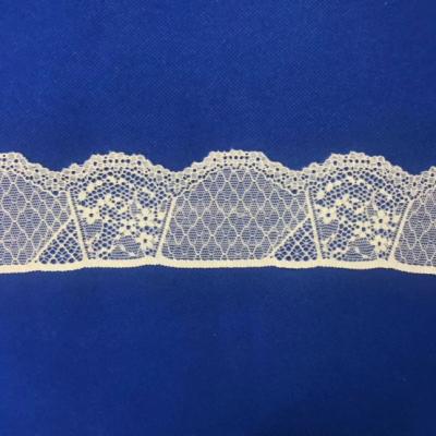 China Wholesale Garment Accessories Elastic Black Manufacturer White Lace Trimming for sale