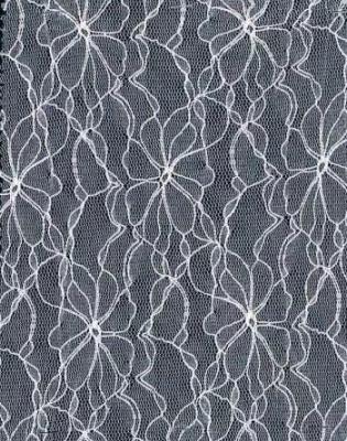 China 2022 Sustainable New Non Elastic 100% Polyester Lace Fabric For Wedding Dress for sale