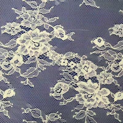 China Best Sustainable Hot Sale 150cm Nylon Cotton Lace Fabric For Women's Garment for sale