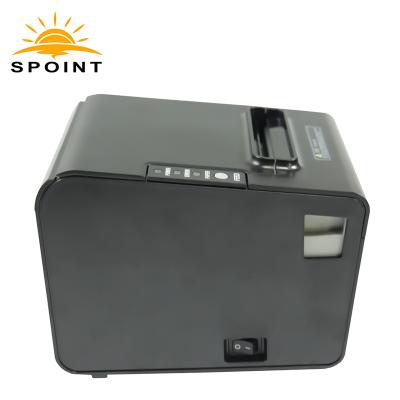 China Black Speed ​​250mm/s Kitchen POS Receipt Printer 80mm Restaurant USB Wifi Thermal Receipt Printer for sale