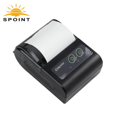 China Black And White Cheapest Portable Tooth Thermal Printer Blue Android 58mm Android Device And IOS Support for sale