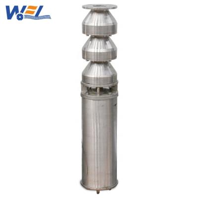 China Rewind Lift Up 75m 7.5 Kw Submersible Pump For Fire Curtain Fountain for sale