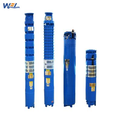 China Drinking Water Treatment Pumps 300hp High Temperature Submersible Vertical Electric Deep Well Water Submersible Pump for sale