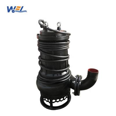 China Single Stage Use River Mud Dredger Water Sewage Slurry Submersible Slurry Pump With Open Impeller for sale