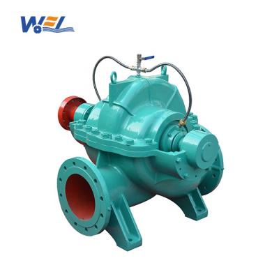 China Buildings Commercial Single Stage High Flow Horizontal Double Suction Water Electric Centrifuge Split Casing Pump for sale