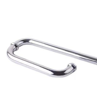 China High Quality Modern Stainless Steel Commercial Pull Glass Door Handle G Type Glass Door Pull Handles for sale