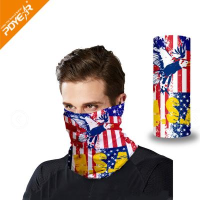 China Muti-function Material New Promotion Multifunctional Custom Logo Neck Cuff Tube Bandana Polyester Seamless Bandana Magic for sale