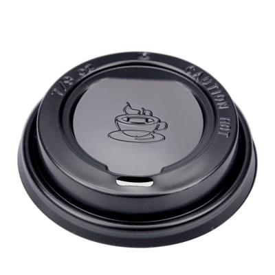 China Non Spill Hot Sale Plastic Hot Drinks 75mm Flat Lid for sale