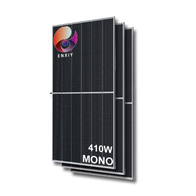 China Hot Sale Renewable Energy Panel 410w Half Cut With Good Quality 182mm Class A Solar Panel 182mmx182mm for sale