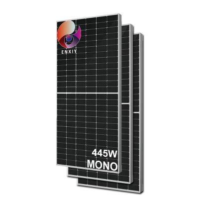 China 440W 445W 450W 455W 460W 166MM Home Use Cells 144PCS Solar Panel With Inverter Price 166mmx166mm Solar Panel for sale