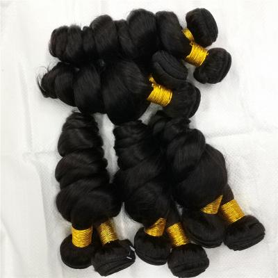 China Free Shipping LetsFly Wave Hair 10pcs Brazilian Loose Wave Human Hair Extension Wholesale Virgin Unprocessed Loose Weave Hair for sale