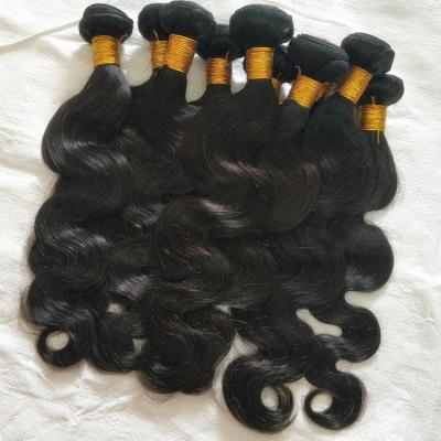 China Wholesale Natural Black Cheap 10-30inch Body Wave Human Hair Virgin Brazilian Hair Extension Letsfly 10pcs Body Wave Cabelo Human Hair for sale