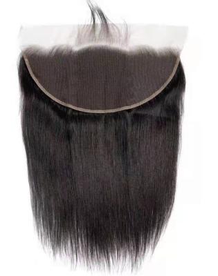 China Best Letsfly 13x4 Silky Straight Sheer Lace Wave Frontal Selling 100% Brazilian Hair Extension Hair Closure for sale