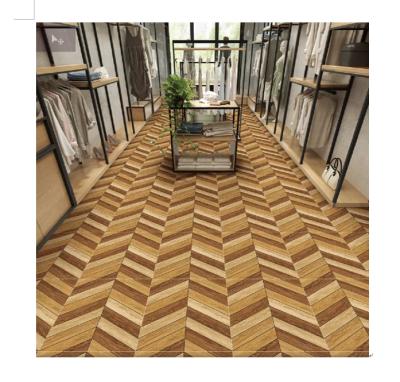 China Contemporary modern wood design combination pattern for decorating mordern room floor tiles for sale