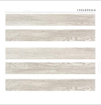 China Wood Pattern Porcelain Tiles Interior And Exterior Wood Grain Porcelain Tile Texture Ceramic Tiles Design 15x60 Home Ceramic Tiles for sale